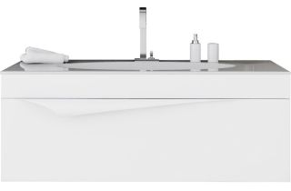 Подвесная тумба под раковину Clarberg Papyrus PAP0110 100см белый